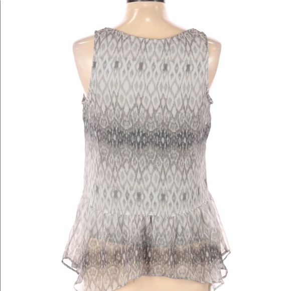 Express size medium snakeskin print tiered top - Picture 3 of 5